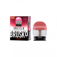 Сменный картридж Brusko Minican 4 - 3 мл (0.8 Ом) - Розовый